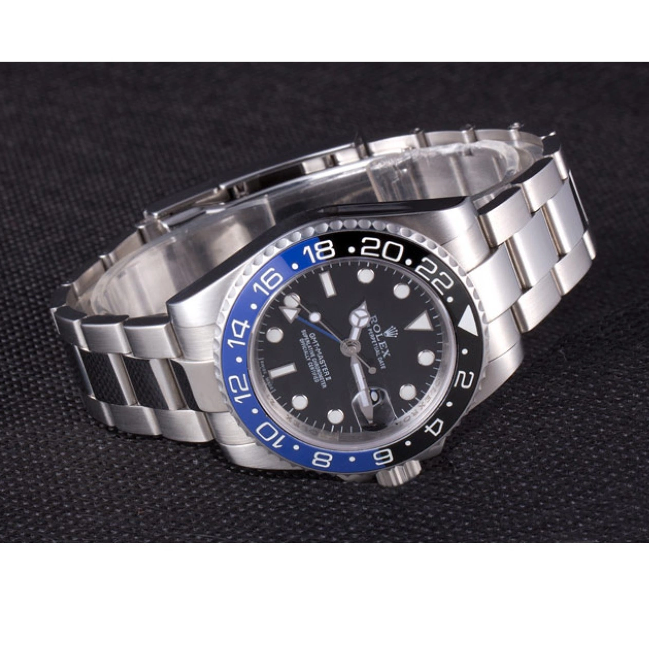 Aaa replica II GMT BLACK BEZEL 621393 rl431 Rolex 2013 MASTER BLUE 0619